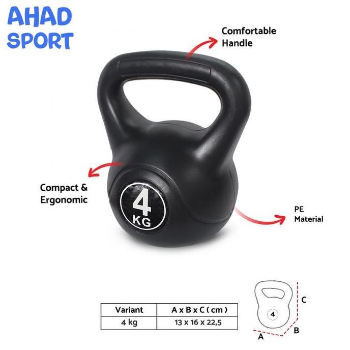 Kettlebell 4kg Rox