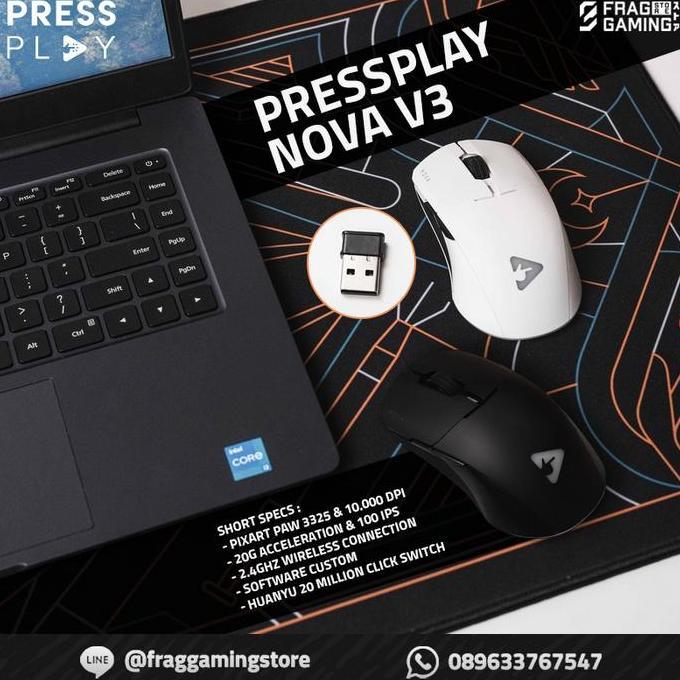 PressPlay Nova V3 / Pressplay Ultralight Wireless - Gaming Mouse