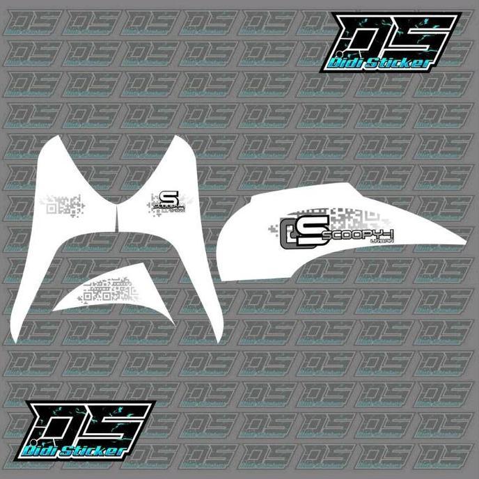 Striping Transparan Scoopy Striping Transparan Scoopy Karbu Barcode Custom