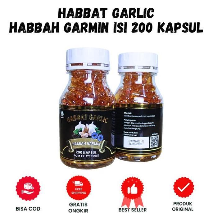 Habbasyi Garlic | Obat | 200 Kapsul