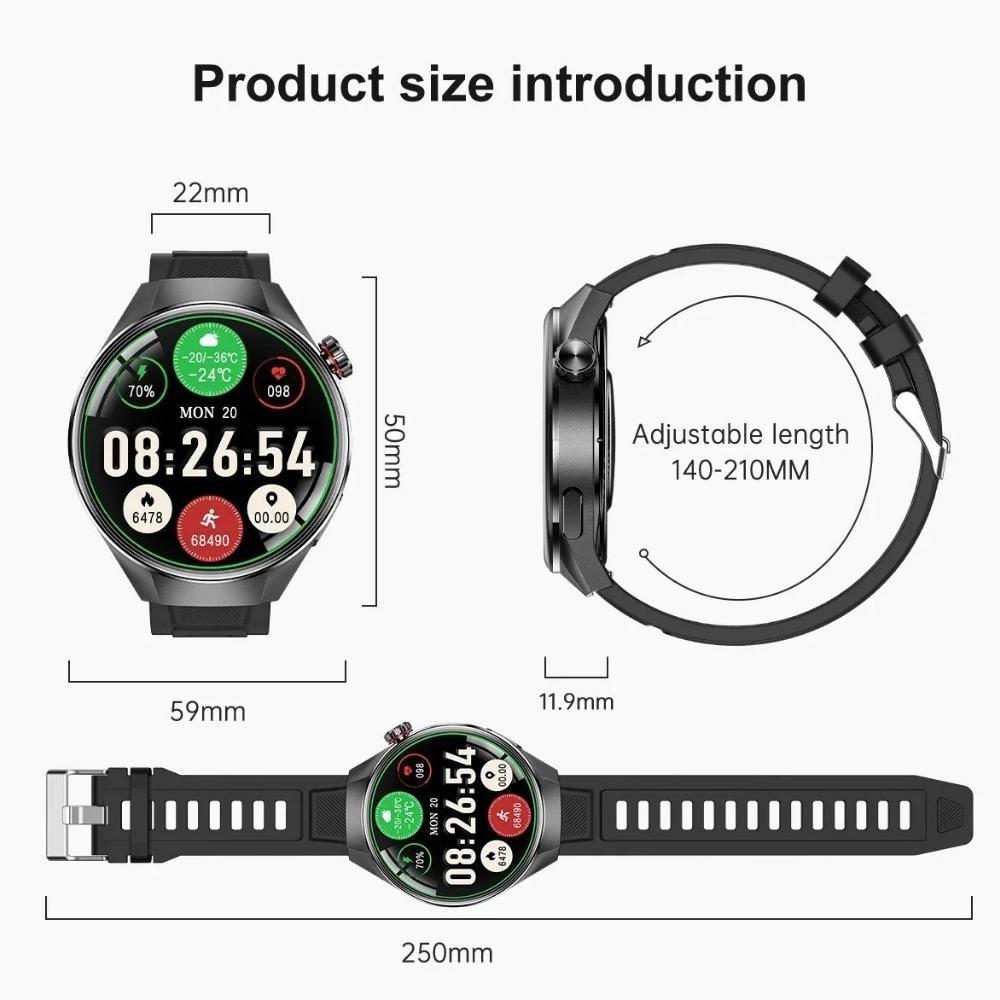 Hot Product G5 Plus Gps Smartwatch Original |Huawei Chip|  Built-In Gps/2.08 Amoled Screen 150+ Spor