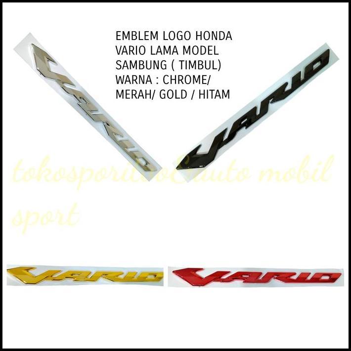 BEST DEAL EMBLEM LOGO TULISAN MOTOR HONDA VARIO 125 150 TIMBUL 