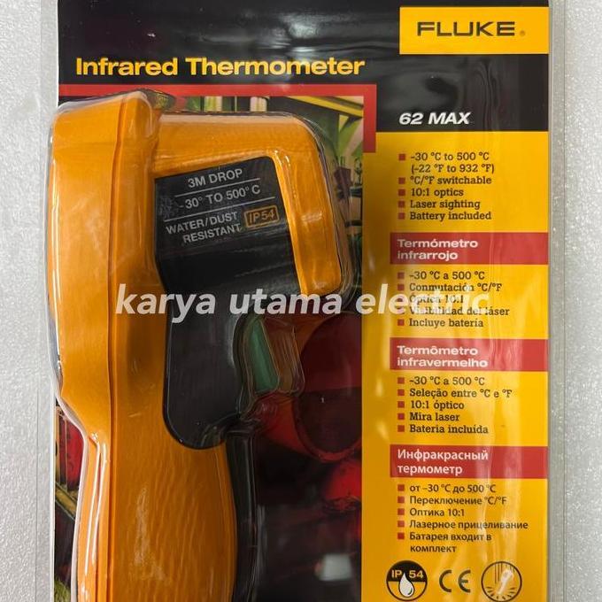 Fluke 62 Max Infrared Thermometer Thermometer Infrared Fluke 62Max