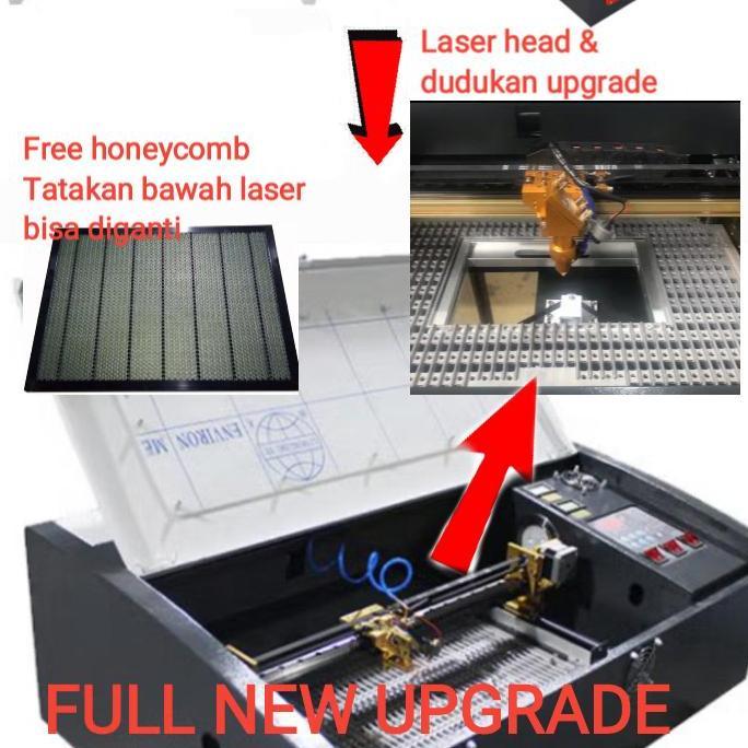 Mesin laser co2 potong dan engraving upgrade