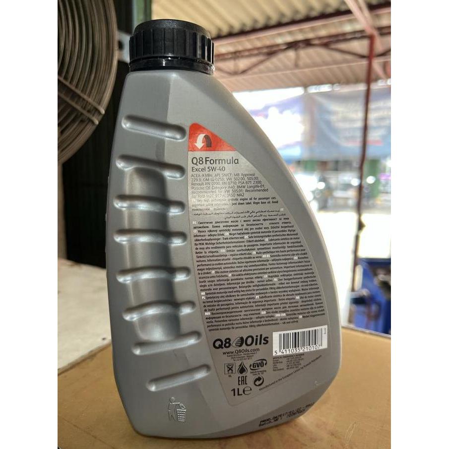Ready Q8 Formula Excel 5W-40 (literan) ASLI DAN MURAH