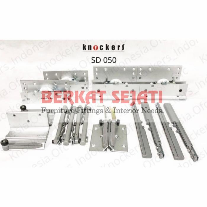 RODA PINTU LEMARI SLIDING KNOCKERS SD 050 / 2 PINTU 2.5 MTR SLOWMOTION