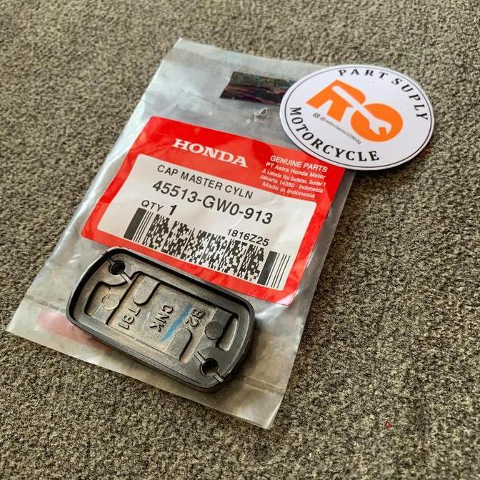 Caver Tutup Master Minyak Oli Rem depan Cap,Master Honda BeAT Vario Ori Ahm 45513GW0911 45513GW0913 