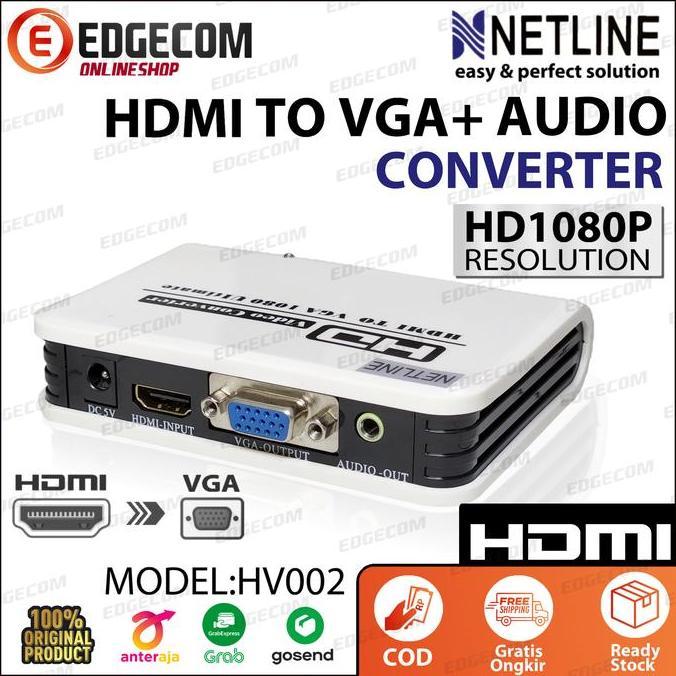 konverter HDMI TO VGA NETLINE
