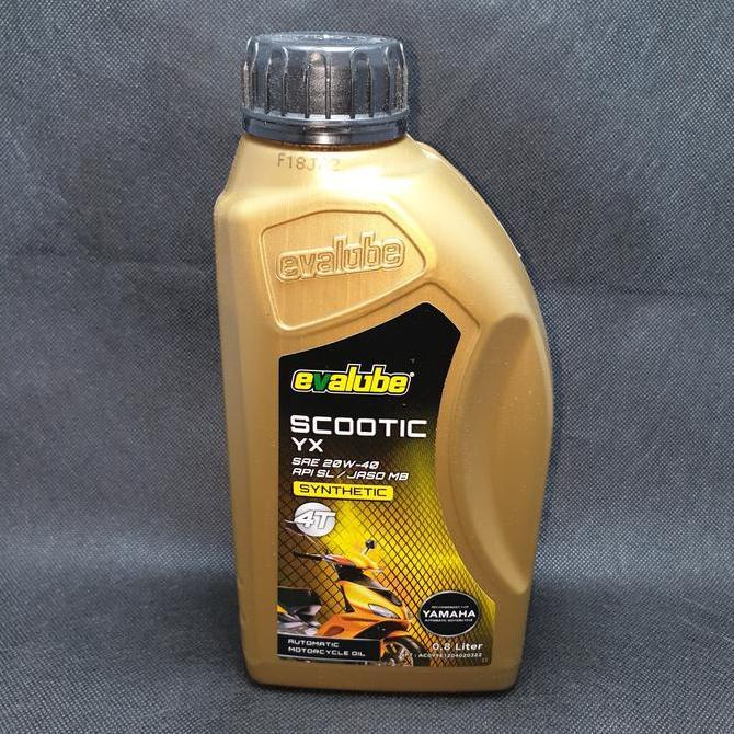 Ready Oli EVALUBE SCOOTIC YX 20W-40 800ml / 0.8L Oli motor MATIC evalube