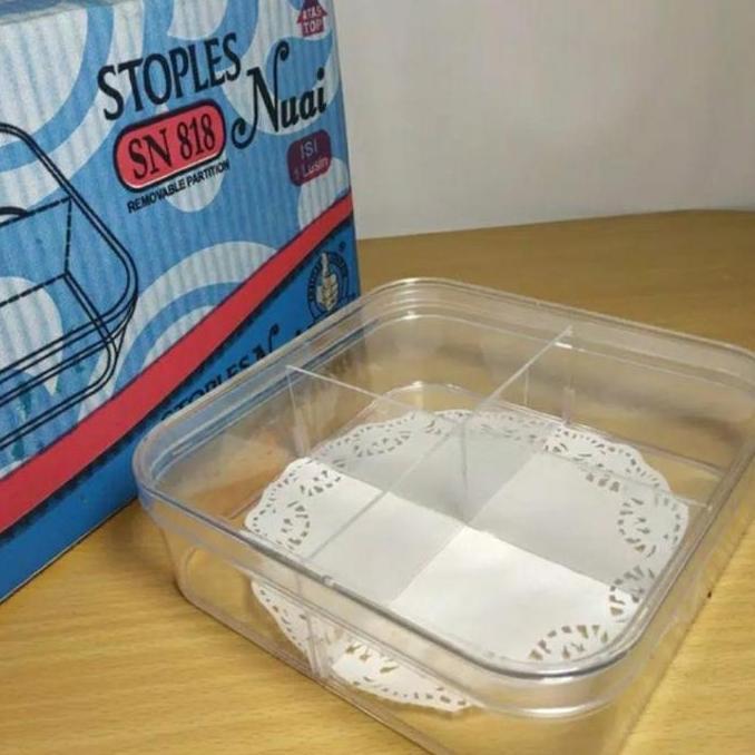 TOPLES KUE KERING SEKAT 4 NUAI SN 818 KELER SEGI STOPLES MIKA PLASTIK