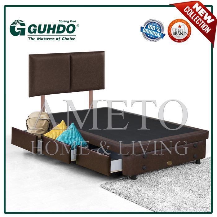 Divan Guhdo Laci Drawer 100x200 - Tanpa Kasur