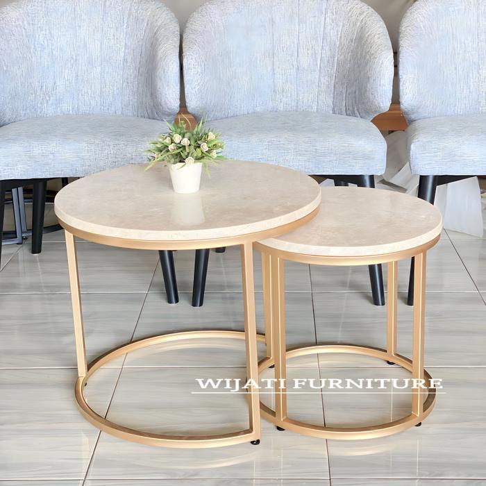Meja Tamu Marmer Coffe Table Marmer Asli