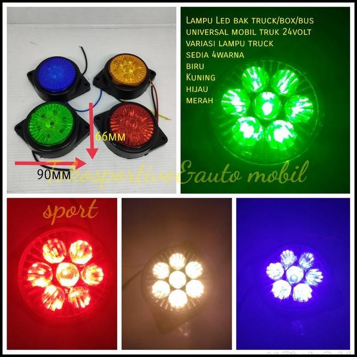 TERLARIS LAMPU LED BAK TRUK 24 VOLT BOX ELF FUSO VARIASI LAMPU TRUCK MOBIL LED 