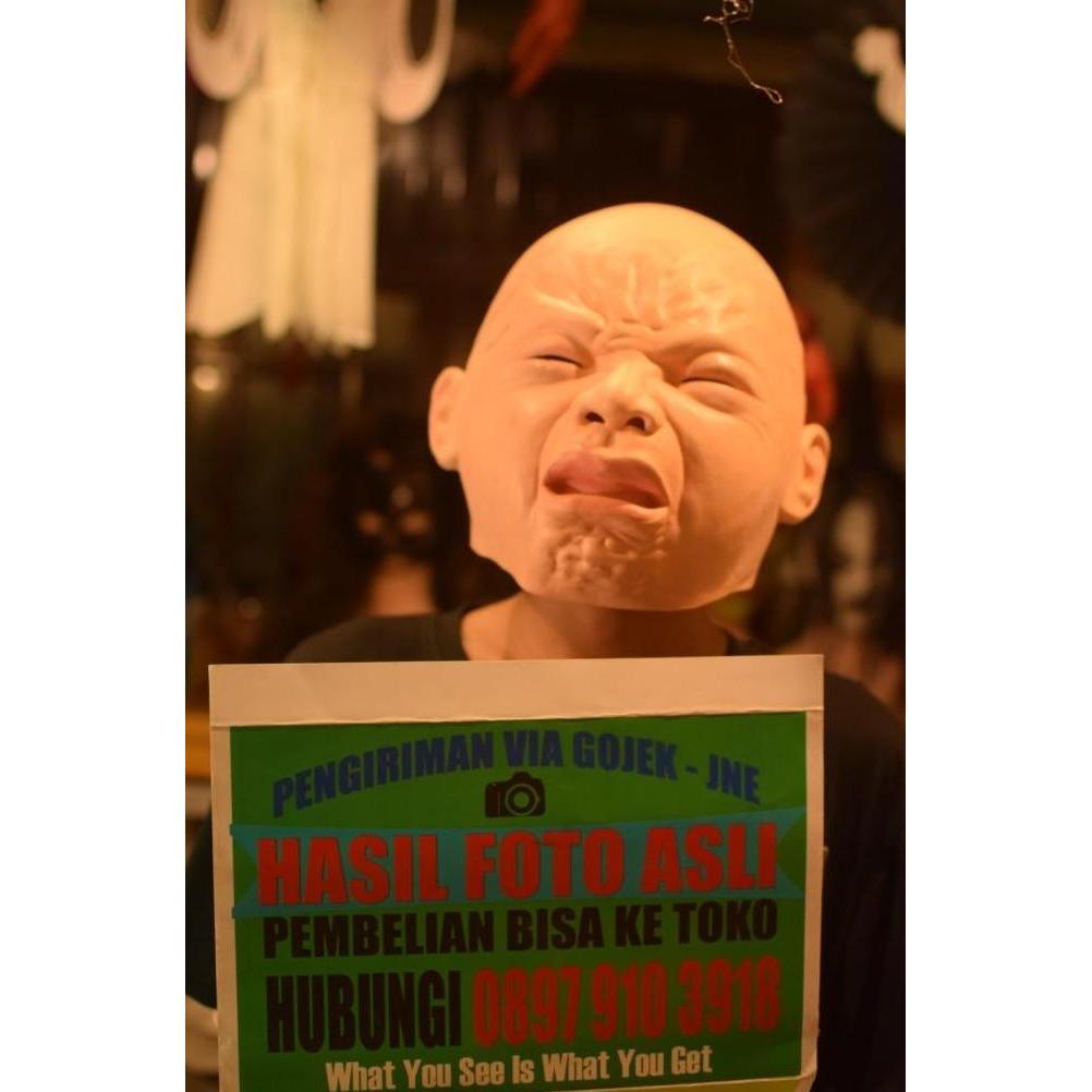 TOPENG LATEX TOPENG BAYI NANGIS TOPENG BAYI LUCU MURAH JAKART