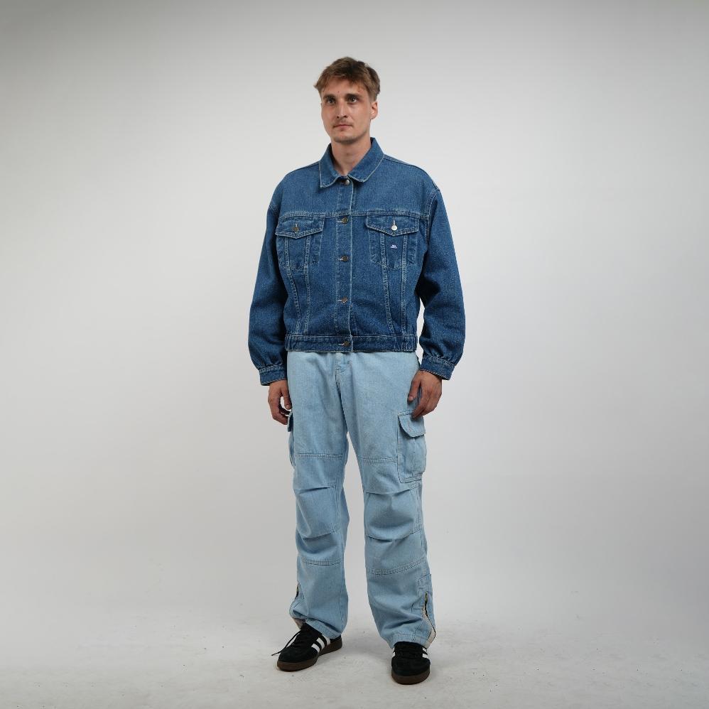 hot hoi polloy - pebble denim jacket (blue)