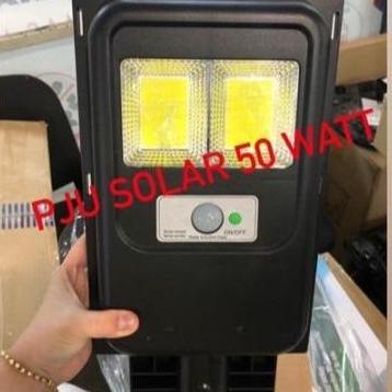 PJU SOLAR LAMPU JALAN TENAGA SURYA LED 50 WATT SOLAR 50 W COB Panel