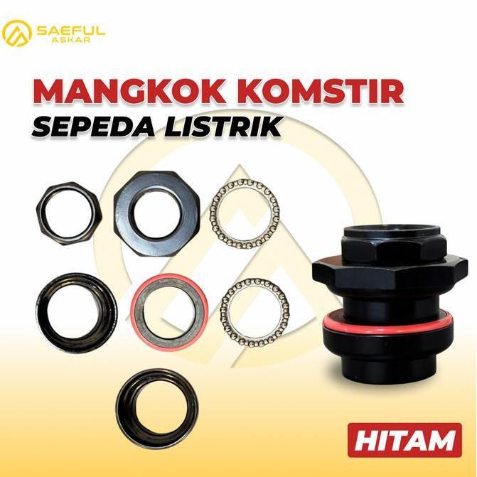 Head Parts Set / Komfork / Komstir / Mangkok Stir Sepeda Listrik