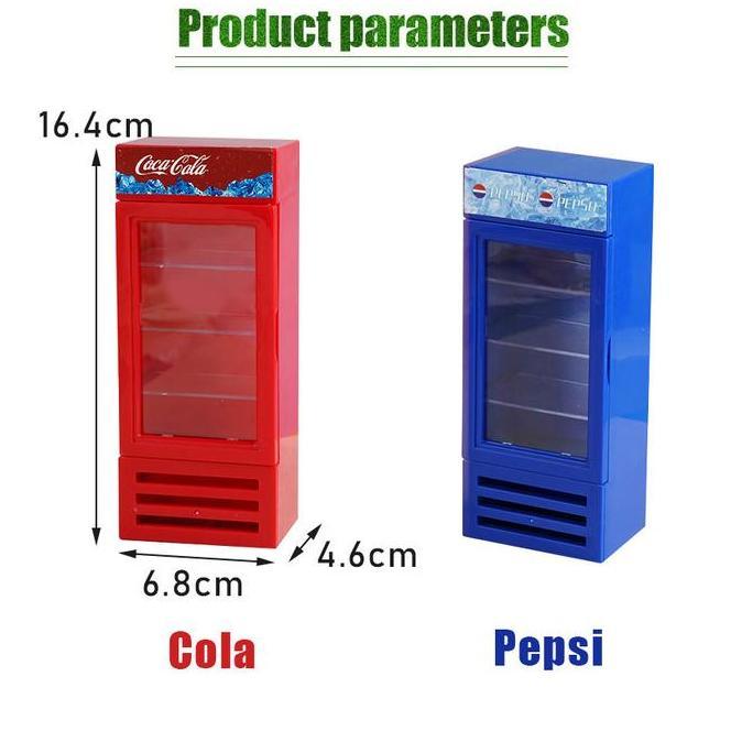SWASAGARA Mainan Kulkas Mini Anak Refrigerator Toys Mini Fridge Miniatur Kulkas Anak