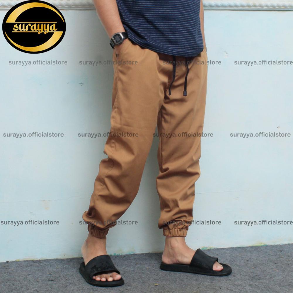 TERBARU Celana jogger pants katun+ Bahan tebal/Sirwal jogger /Celana Pria