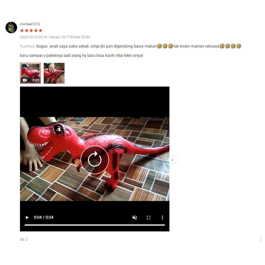 KUALITAS SUPER Ready ~dinosaurus karet besar jumbo dinosaurus mainan besar mainan anak dinosaurus ma