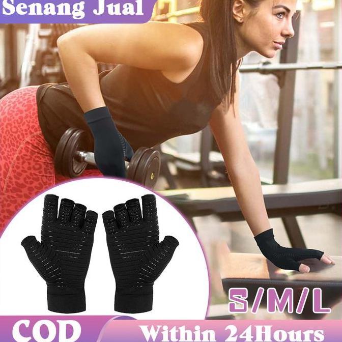 FOWERLEB 1Pasang Sarung Tangan Arthritis Fisioterapi Magnet Untuk Perawatan Rehabilitasi Tangan