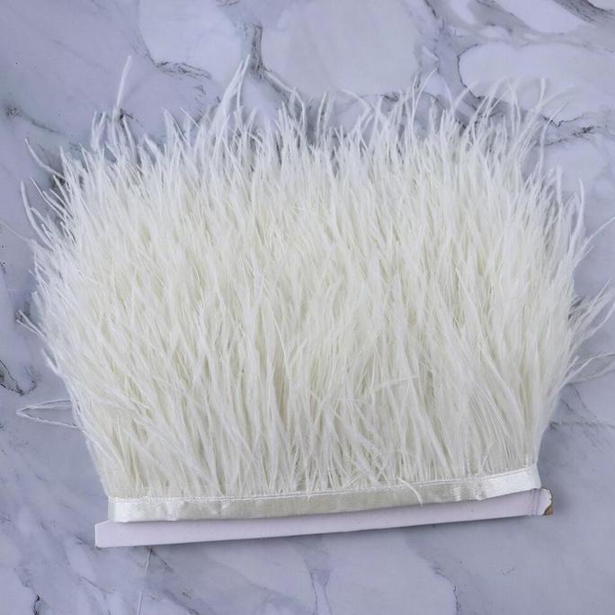 AWAYESH 1M Bulu Ostrich Panjang Bulu Ostrich Pendek Bulu Bulu Hiasan Baju