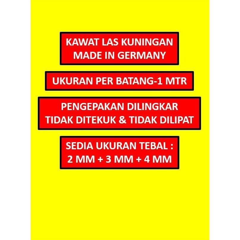 Ready Kawat Las Kuningan 3 mm - Kawat Las