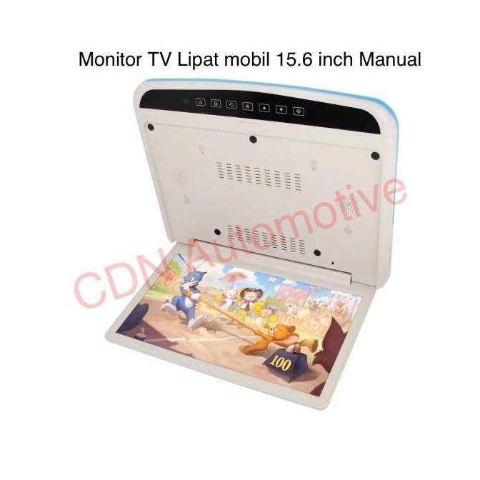 TV Layar Monitor Mobil Bus Lipat 15.6 inch murah