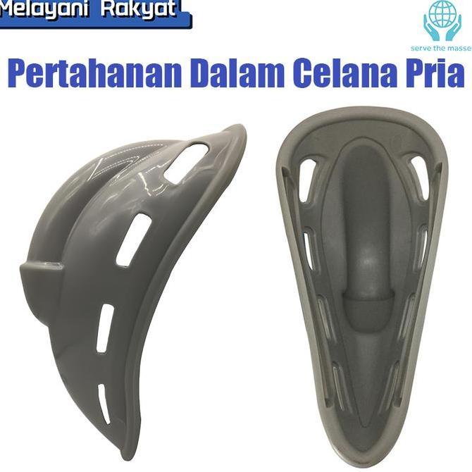 SWASAGARA Bantalan Cup Bulge Pad Pria Silikon - Pelindung Kelamin Batok Sunat Dewasa Breathable All 