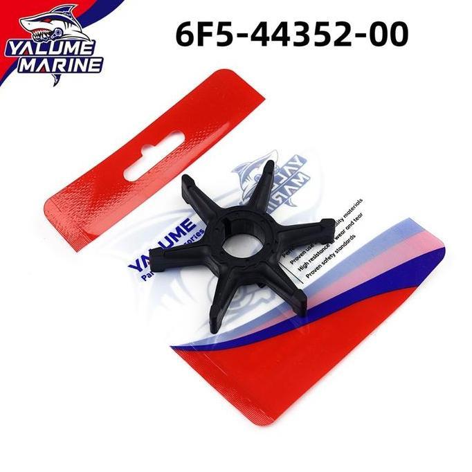 SWASAGARA 6F5-44352-00 TW IMPELLER | KARET IMPELLER | KARET PENDINGIN MESIN TEMPEL YAMAHA 40PK