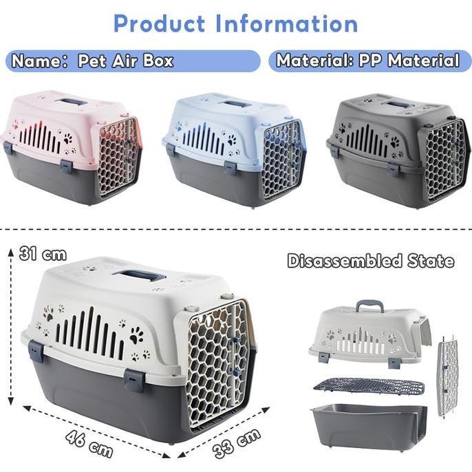 VIWIUWIU Carrier Kucing Cargo Kucing Jumbo Pet Carrier Astronot Pet Cargo