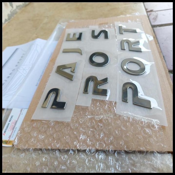 DISKON EMBLEM PAJERO SPORT ENGINE HOOD CAP MESIN MITSUBISHI NEW PAJERO 2021 