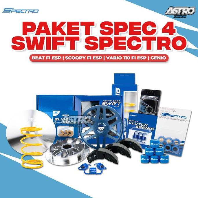 Termurah Spectro Paket Spec 4 Swift Beat Fi Scoopy Esp Genio Street Deluxe Mangkok Ganda Roller Per 