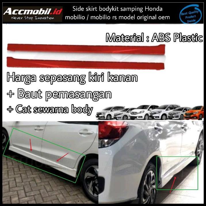 DISKON SIDE SKIRT BODYKIT SAMPING HONDA MOBILIO / MOBILIO RS MODEL ORIGINAL OEM 
