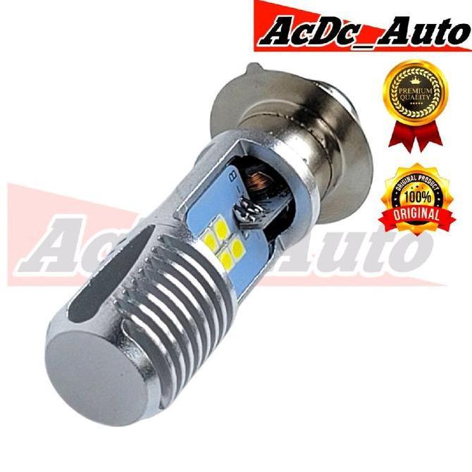 Promo Lampu Depan Motor Yamaha Xeon Gt 125 LED Putih Ac/Dc Pengganti Dop/Bohlam Standart WrT19 Disko