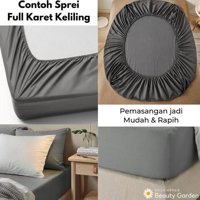 TERLARIS SPREI FULL KARET TINGGI 40 SPREI 160X200, SPREI 180X200 200X200 SEPRAI