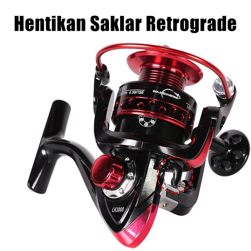 Cod Joran Pancing Set 1.8/2.1/2.4M Joran Dan 2000-3000 Full Metal Reel Pancing Joran Set Lengkap Wit