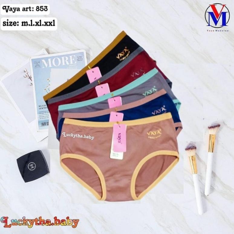 6pcs ,3pcs Vaya 853 / Celana dalam vaya 853 / cd vaya 853 / Celana dalam wanita vaya