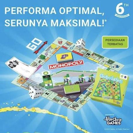 HASBRO GAMES MONOPOLY BP AKR BRITISH PETROLEUM TRADING GAME SPBU KODE 1079