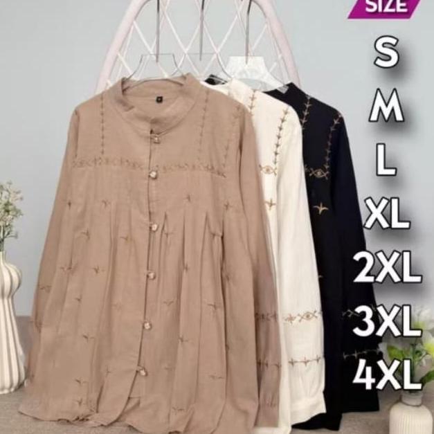 Rani Blouse Atasan Rani Blouse Atasan Ukuran Model Korea Jumbo Baju Big Size