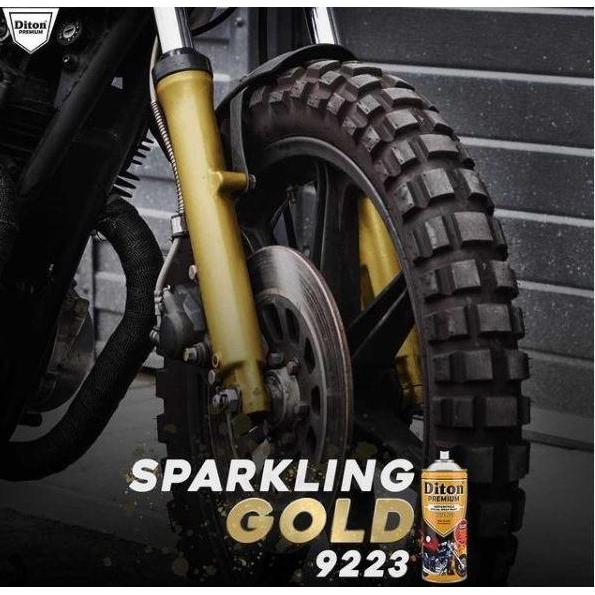 Promo Pilox Diton Premium Sparkling Gold 9223 Emas Metalik 400ml Cat Pilok Pylox Mas Metallic Metali