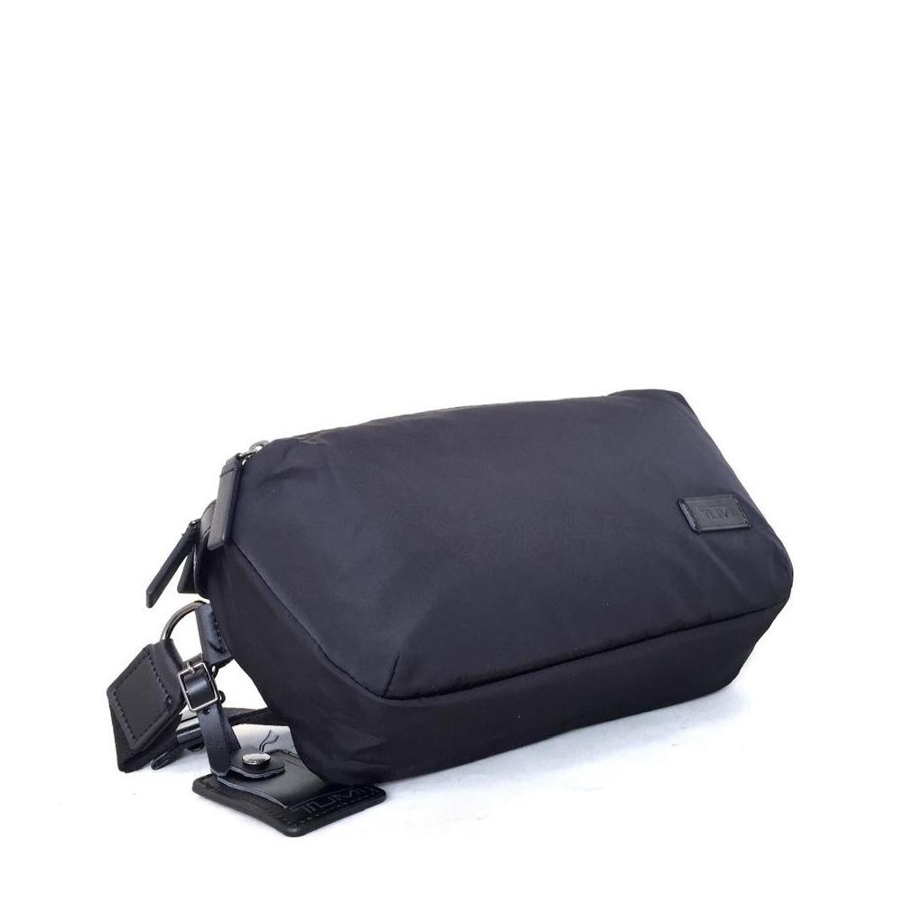 Tas Pinggang Tumi Harrison Daniel Utility Pouch Waist Pack Silang Crossbody Hitam Navy ORI ORIGINAL