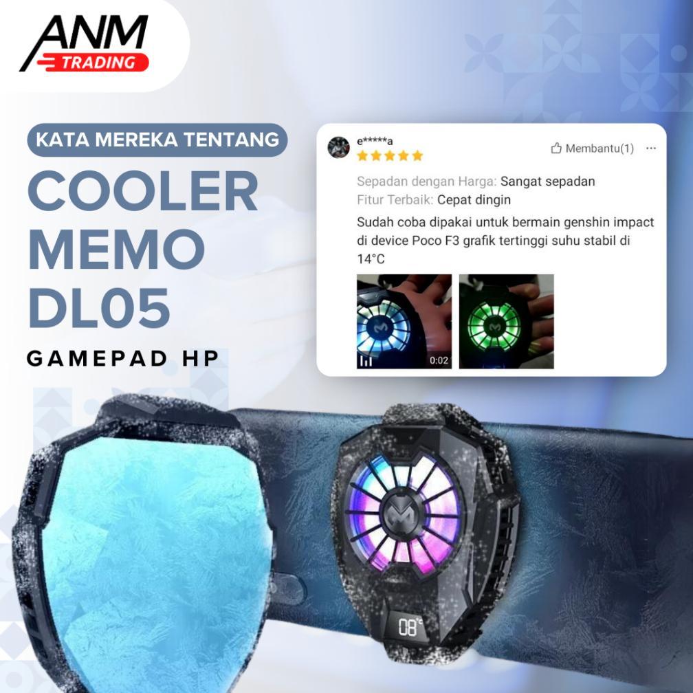 DISKON [ANM TRADING] COOLER HANDPHONE MEMO DL05 GAMING FAN COOLER / PENDINGIN / GAMEPAD HP
