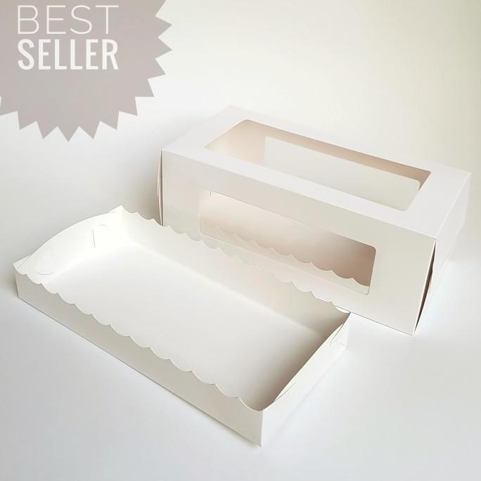 kemasan kue bolu gulung box roll cake dus kue bolu gulung kotak bolu