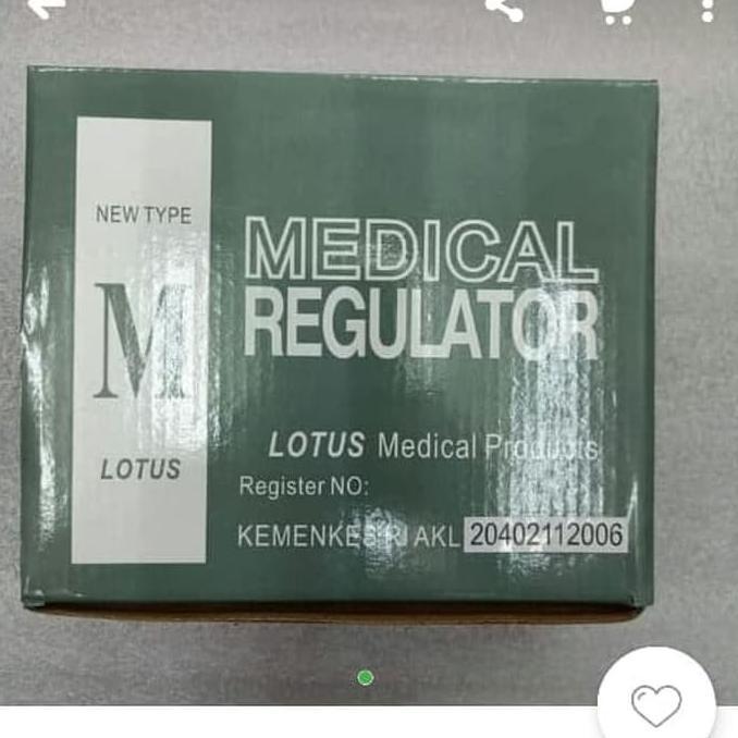 Regulator Oksigen Lotus Medical Oxygen Regulator O2 Original