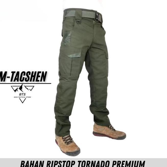 M-Tac Celana Cargo M Tac Celana Cargo Abu Navy Tactical Panjang Santai Bahan