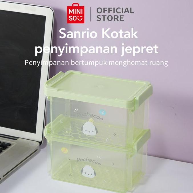 Miniso My Melody Sanrio Storage Box  Storage Box Kotak Penyimpanan