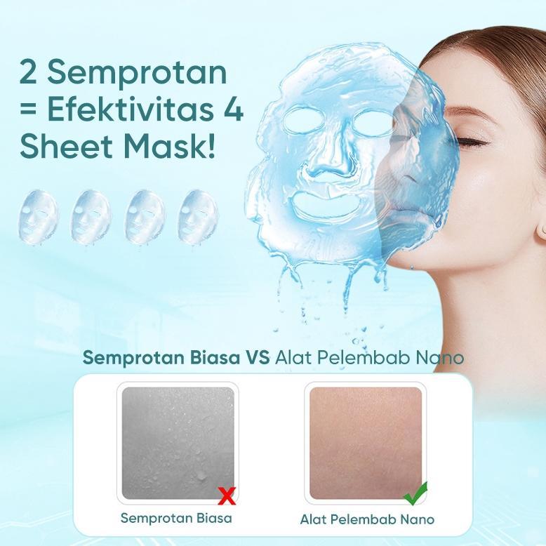 BESTPROMO Nano Spray Premium Portable/Mist Sprayer Pelembab Wajah Perawatan Wajah/Portable Nano Mist