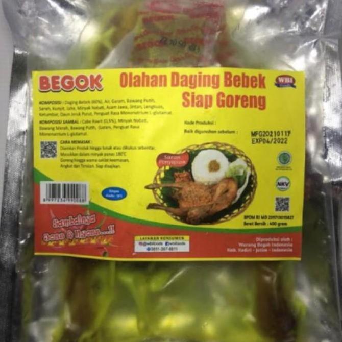 Begok Bebek Goreng Utuh Satu Ekor