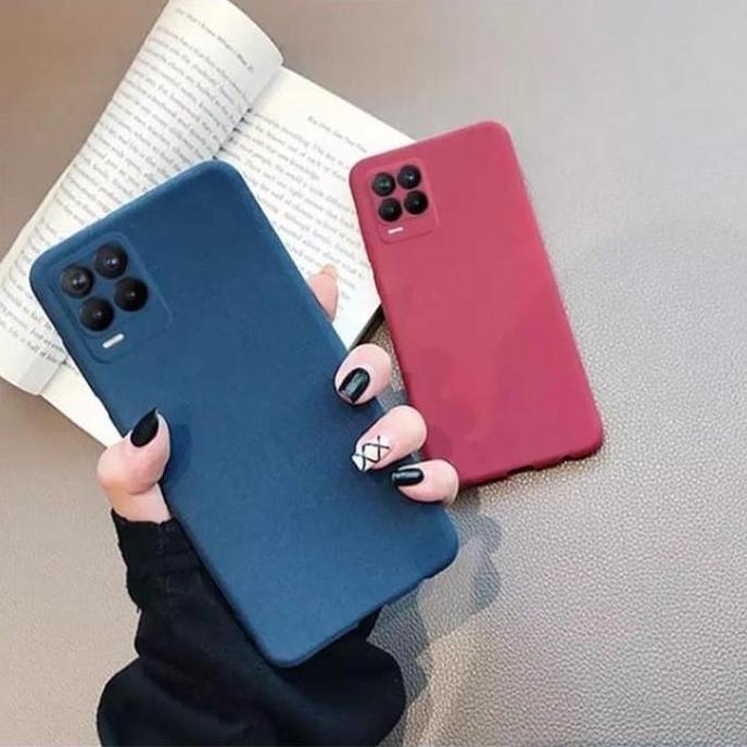 Soft Case Kompatibel Untuk Realme 8 / Pro + Realme 8i Slim Matte Silicon Sandstone